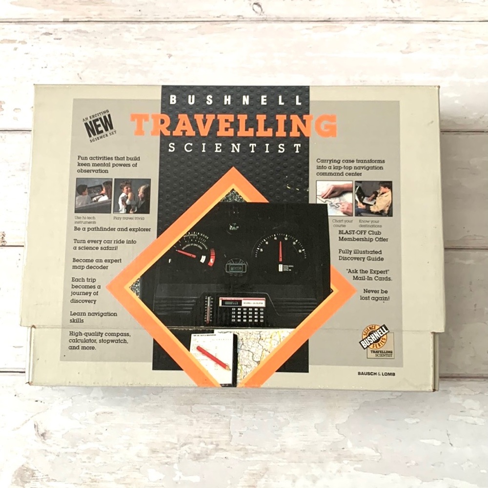 Bushnell Traveling Scientist Kit 1989 Kids Science Playset Learning Science NEW